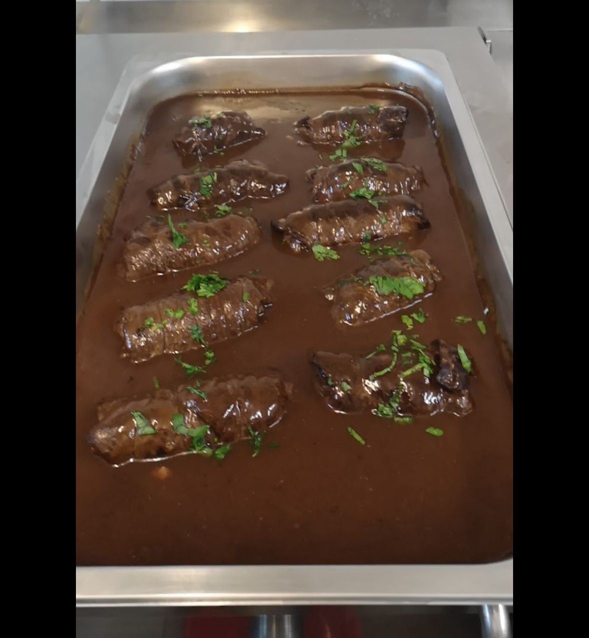 Rouladen in brauner Sauce